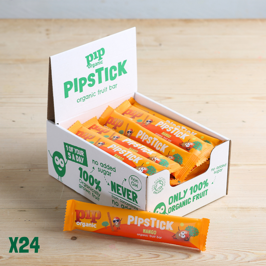 Pip Organic Pipstick Fruit Bar - Mango - Box of 24 (Org)