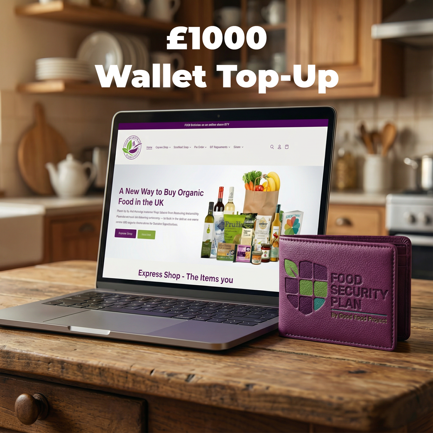 Food Security Plan Wallet Top-Up: £1000
