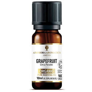 Amphora Aromatics Organic Grapefruit Essential Oil - 10ML (Org)