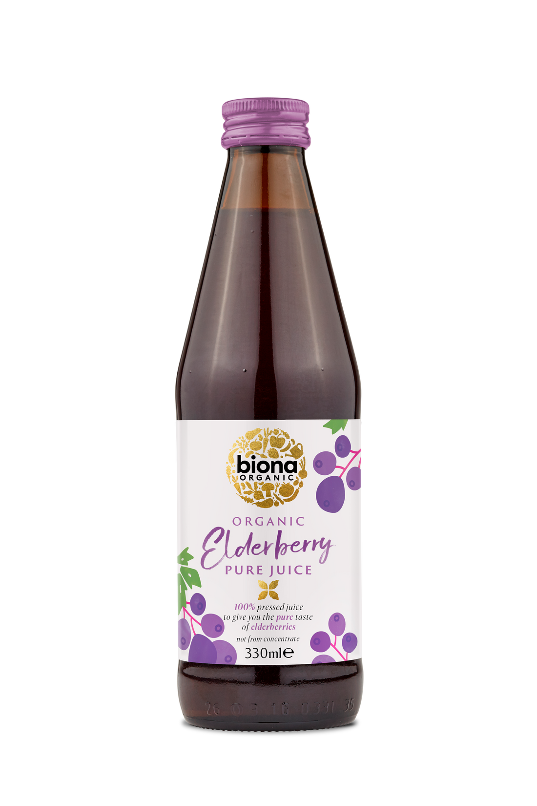 Biona Pure Elderberry Super Juice - 330ML (Org)