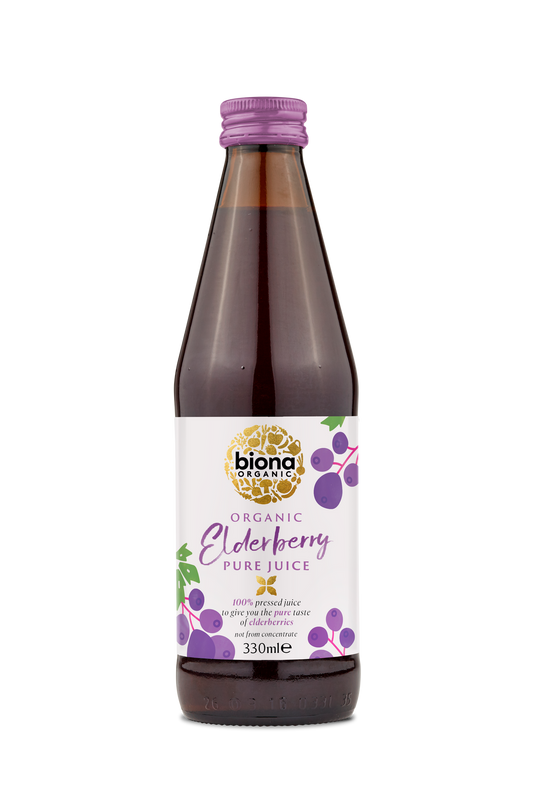 Biona Pure Elderberry Super Juice - 330ML (Org)