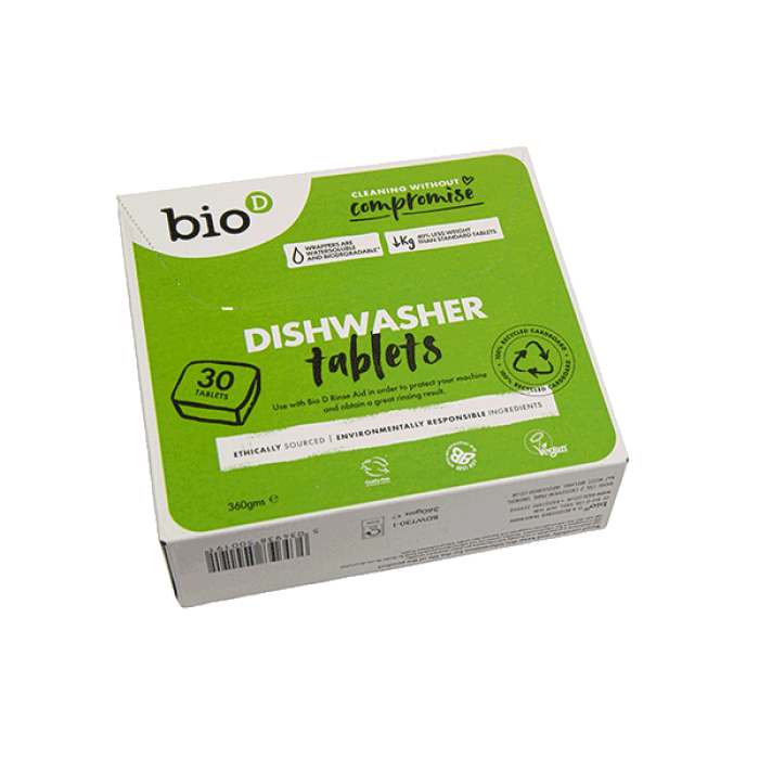 Bio-D Dishwasher Tablets - 30 Tablets