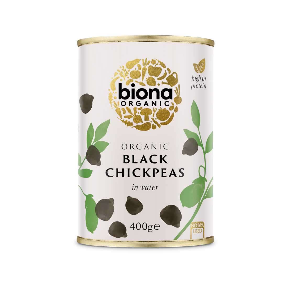 Biona Black Chickpeas - Case of 6 x 400G (Org)