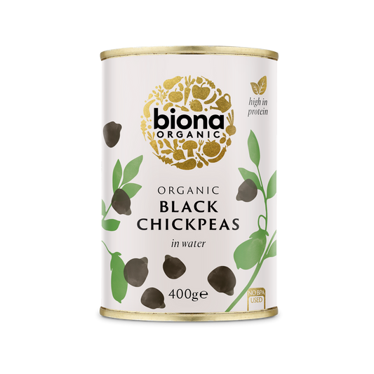 Biona Black Chickpeas - Case of 6 x 400G (Org)