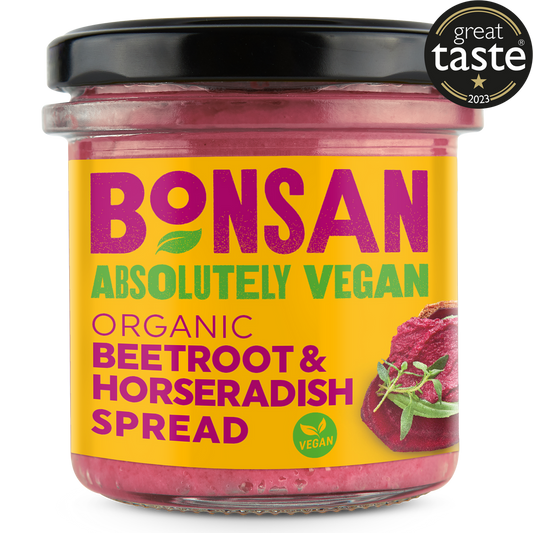 Bonsan Beetroot & Horseradish Spread - Case of 6 x 130G (Org)