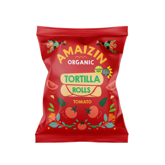 Amaizin Tomato Corn Rolls - 100G (Org)