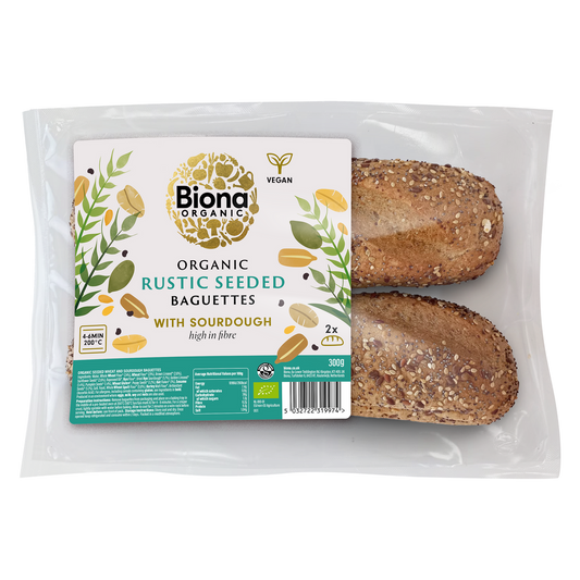 Biona Rustic Seeded Sourdough Baguette - 300G