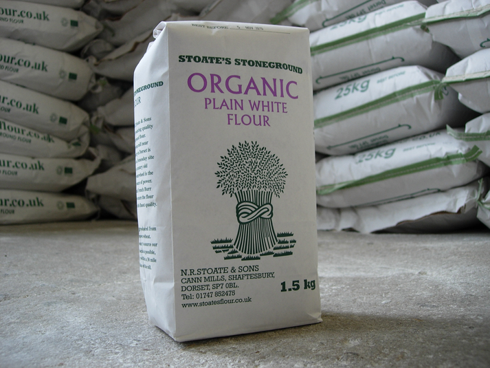 Stoate's Stoneground Plain White Flour - 1.5KG (Org)