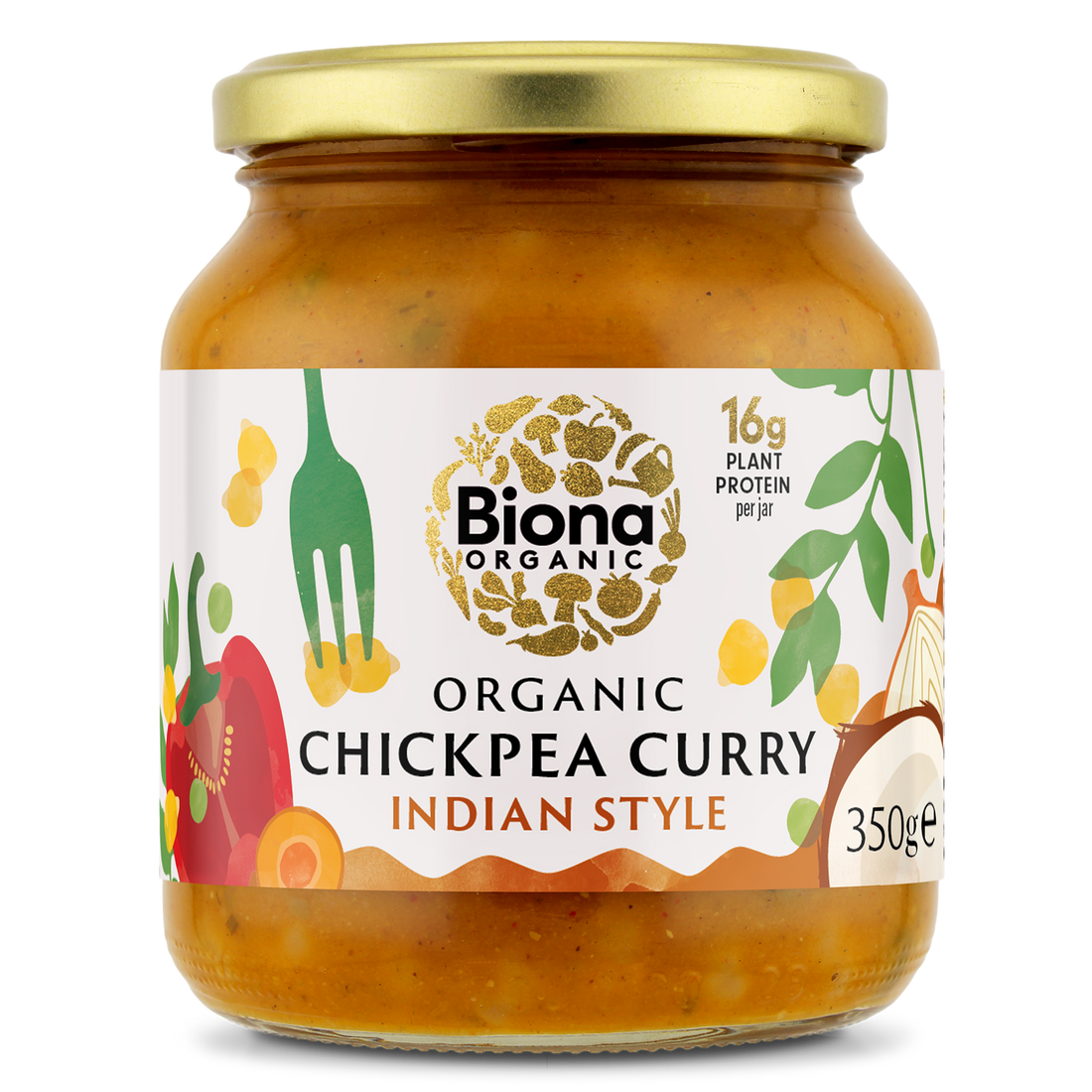 Biona Chickpea Curry Indian Style- 350G (Org)