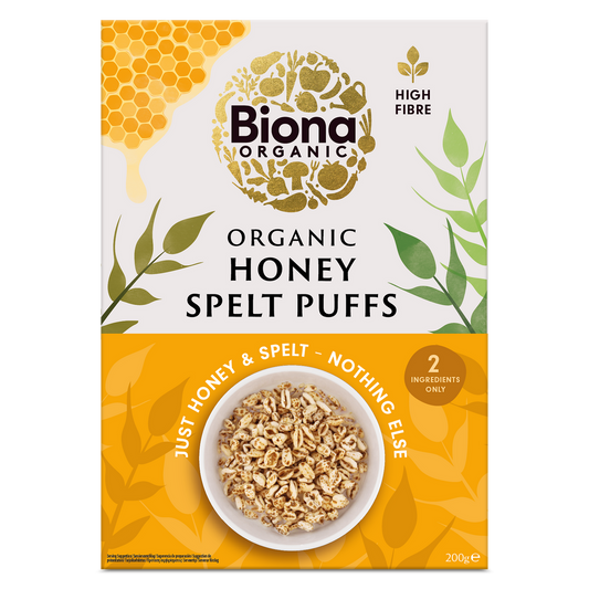Biona Honey Spelt Puffs - 200G (Org)