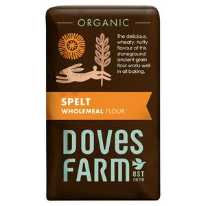 Doves Farm Spelt Wholemeal Flour - Pack of 5 x 1KG (Org)