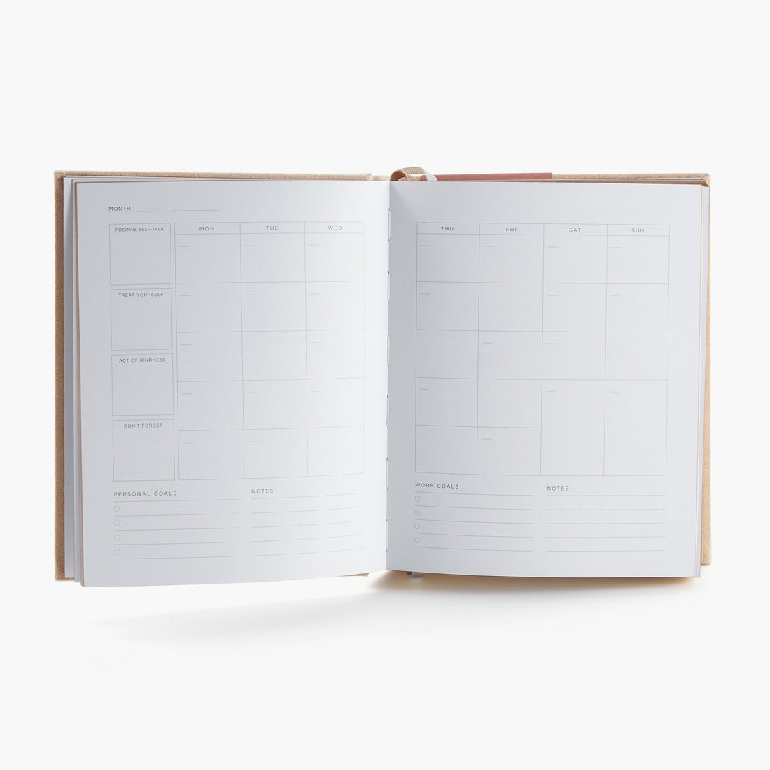 Myga Deluxe Self-Care Journal – Beige