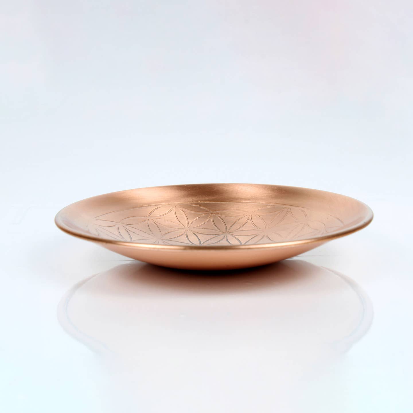 El'Cobre Copper Flower of Life Plate - 15CMS