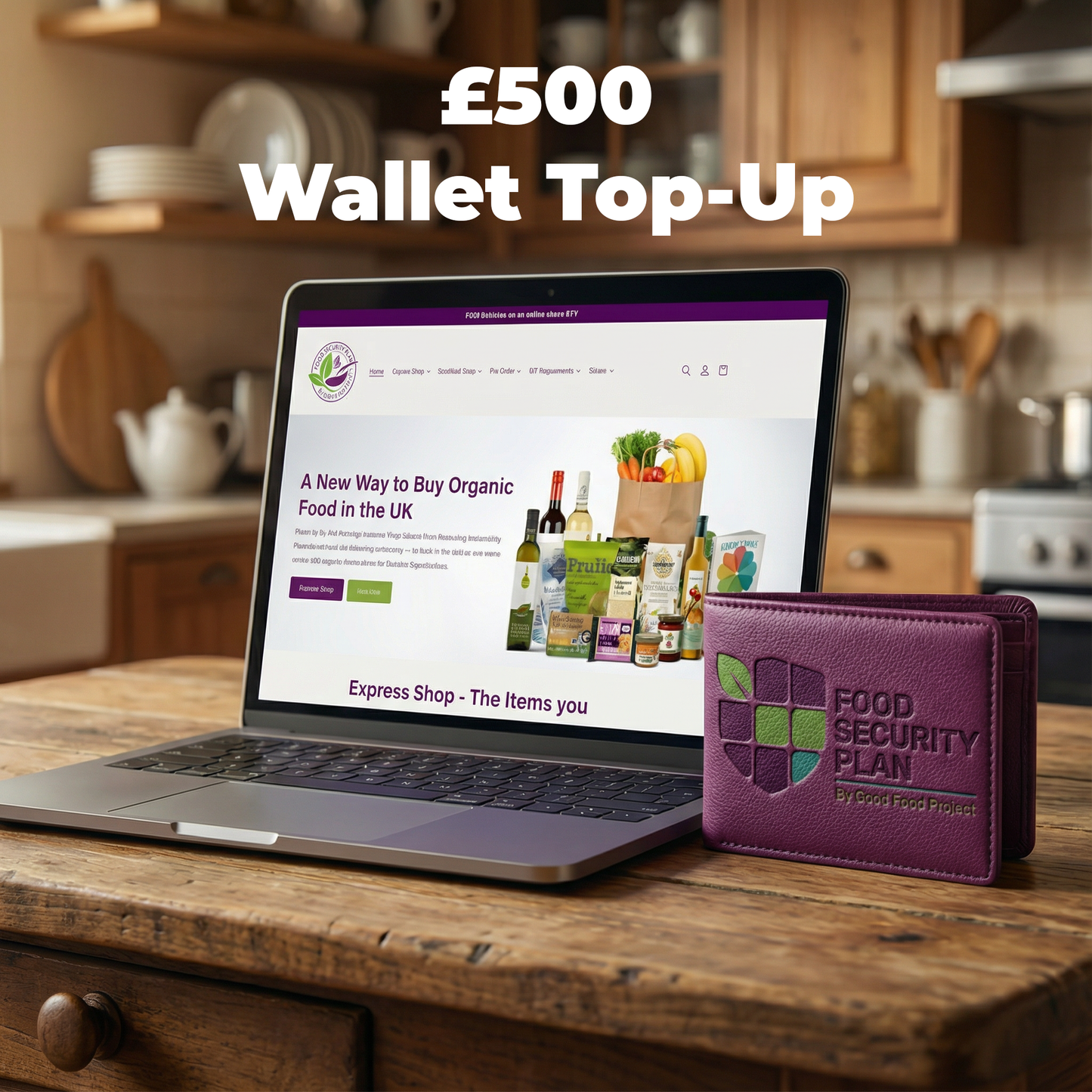 Food Security Plan Wallet Top-Up: £500