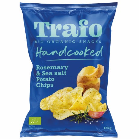 Trafo Hand Cooked Chips - Rosemary & Sea Salt - 125G (Org)