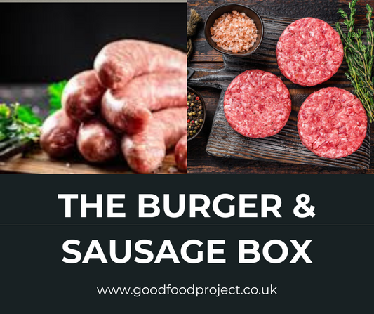 Peelham Farm Frozen Mixed Burger/Sausage Box (Org) - SAVE £6