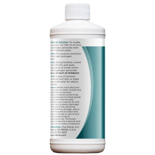 Viva Doria Hydrogen Peroxide 12% Food Grade - 473ML