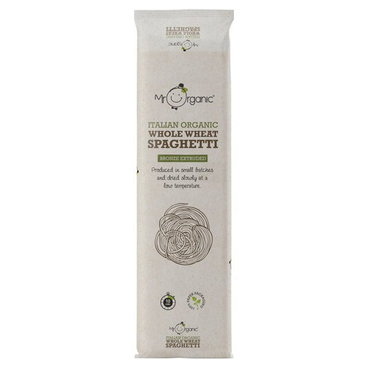 Mr Organic Whole Wheat Spaghetti Pasta - Case of 12 X 500g (Org)