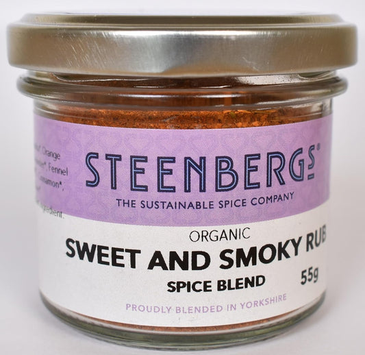 Steenbergs Sweet and Smoky Rub - 55G (Org)