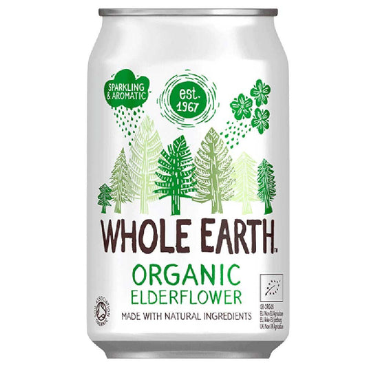 Whole Earth Organic Elderflower Drink - Case of 24 x 330ML (Org)