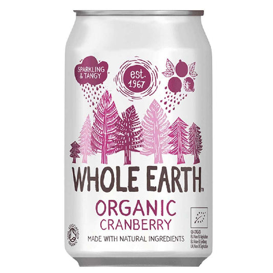 Whole Earth Organic Cranberry Drink - Case of 24 x 330ML (Org)