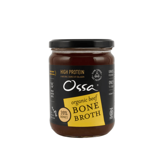 Ossa Grass Fed Beef Bone Broth Boost - Case of 6 x 515ML (Org)