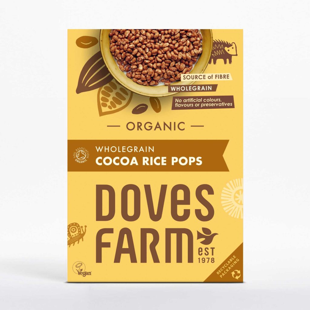 Doves Farm Wholegrain Cocoa Rice Pops - 300G (Org)