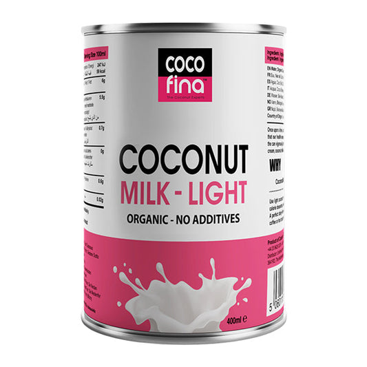 Cocofina Coconut Milk LIGHT - Case of 6 x 400ML