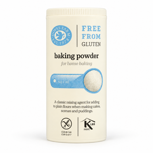 Doves Farm Freee Gluten Free Baking Powder 130G - plain shot