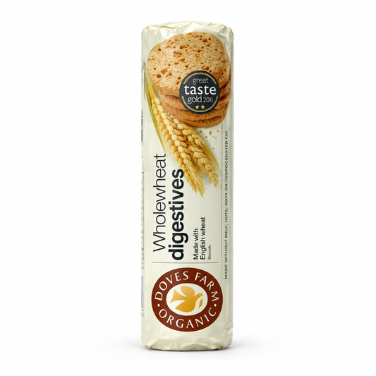 Doves Farm Wholemeal Digestive Biscuits 400G - plain shot