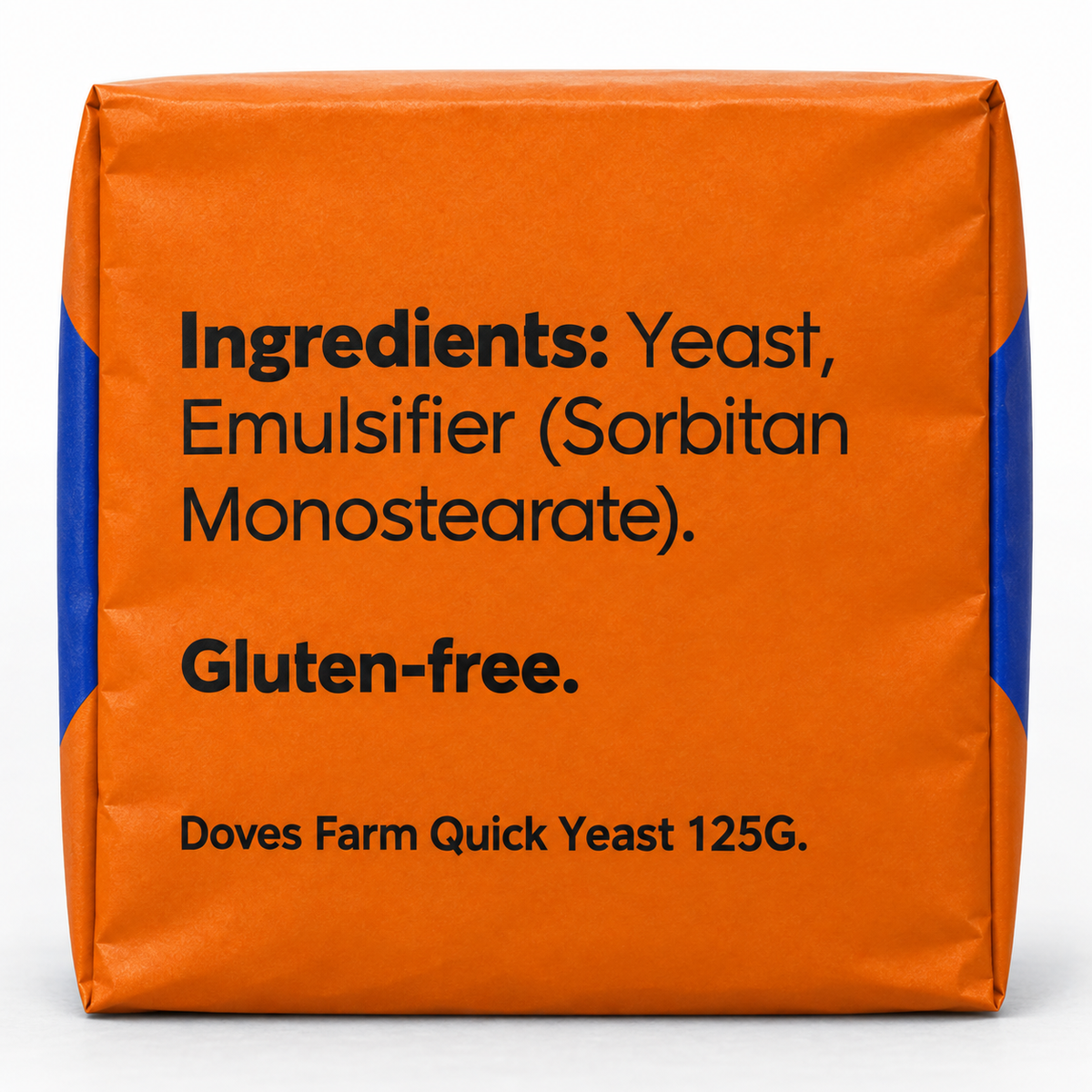 Doves Farm Quick Yeast - ingredients label