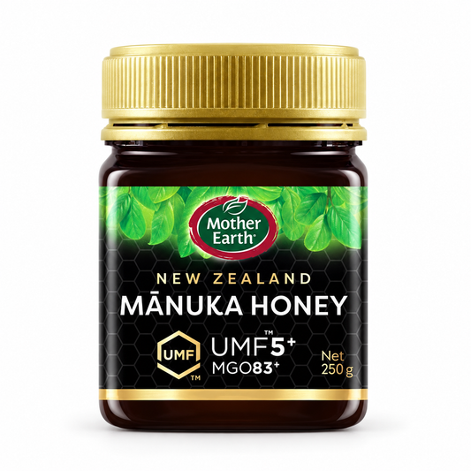 Mother Earth Manuka Honey UMF5 250G - plain shot