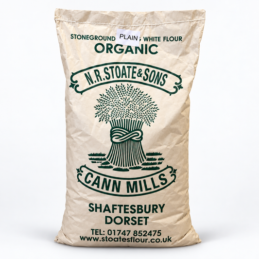 Stoate's Stoneground Plain White Flour - 25KG (Org)