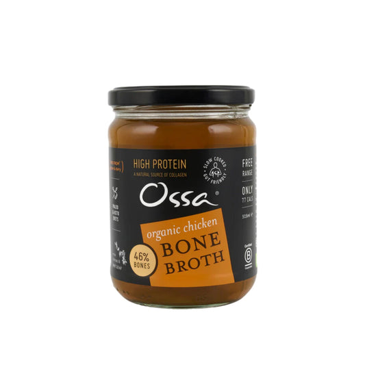 Ossa Free Range Chicken Bone Broth Boost - Case of 6 x 515ML (Org)