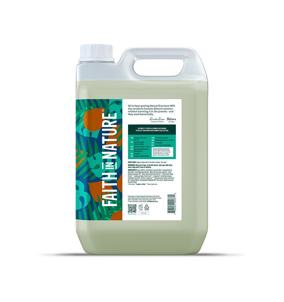 Faith in Nature (PREORDER) Body Wash - 5L