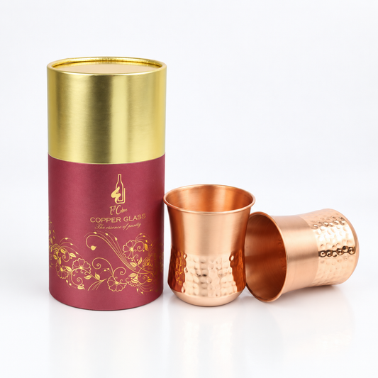 El'Cobre Copper Cups - Set of 2 - hero shot