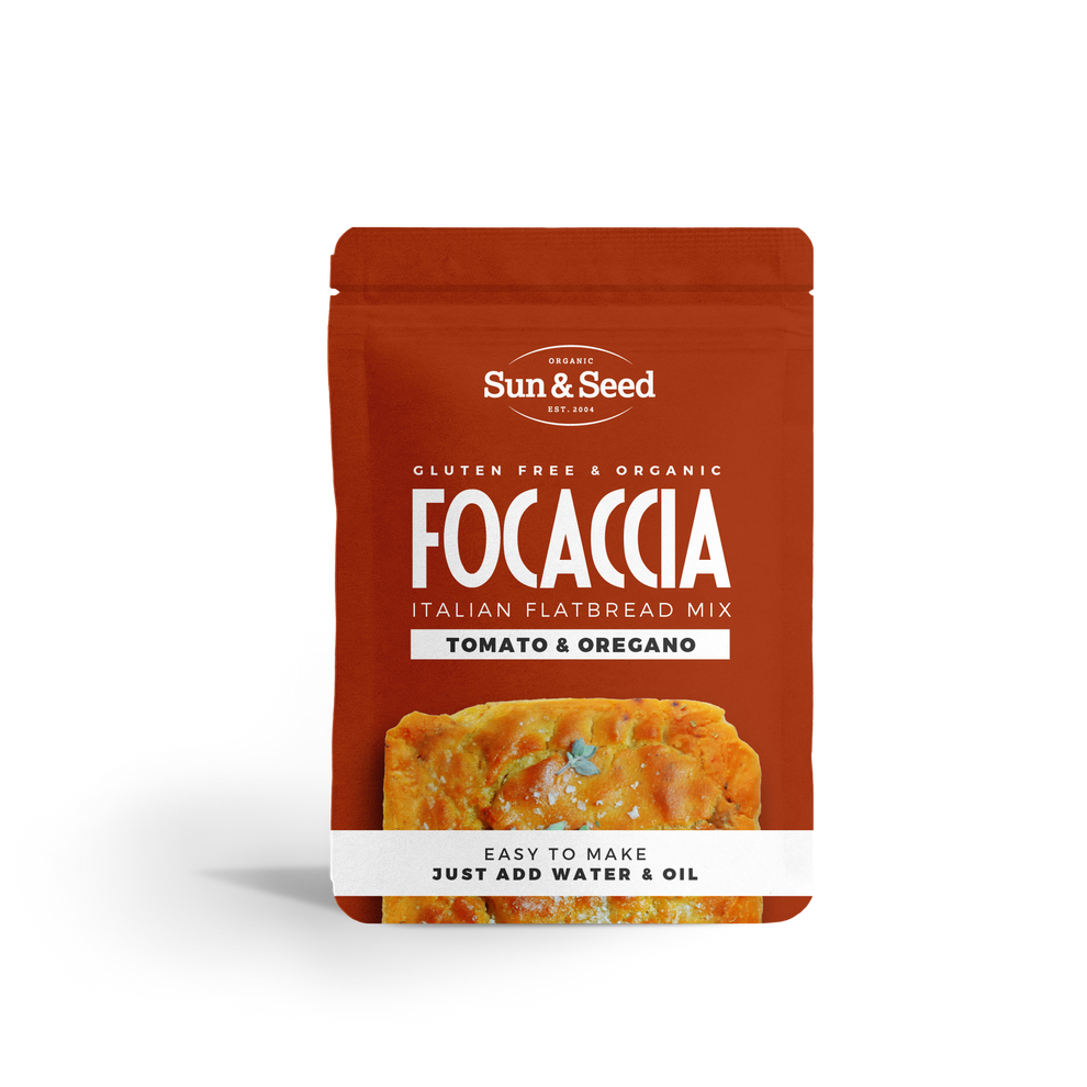 Sun & Seed Gluten Free Focaccia Mix - Tomato & Oregano - 250G
