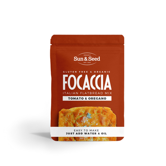 Sun & Seed Gluten Free Focaccia Mix - Tomato & Oregano - 250G