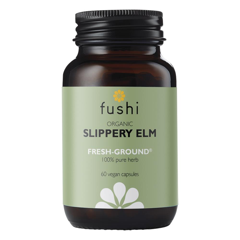 Fushi Wellbeing Organic Slippery Elm - 60 Capsules (Org)