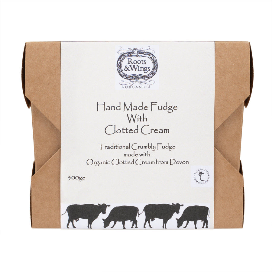 Roots & Wings Hand Made Fudge with Clotted Cream - 500G (Org)