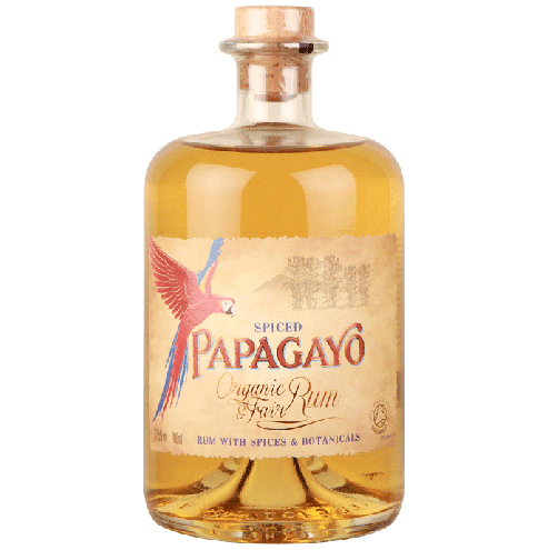 Papagayo Organic Spiced Golden Rum - 70CL (Org)
