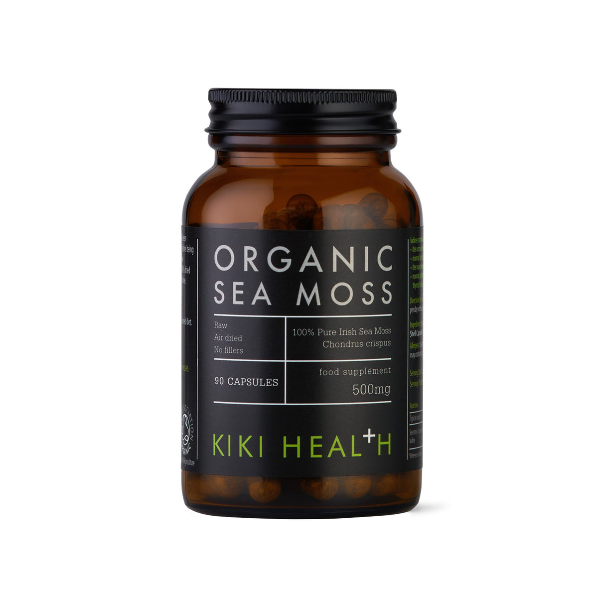 Kiki Health Irish Sea Moss - 90 Capsules (Org)