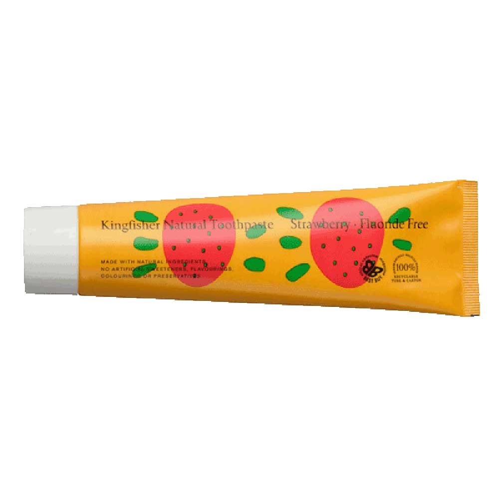 Kingfisher Fluoride Free Children's Toothpaste - Strawberry - 100ML