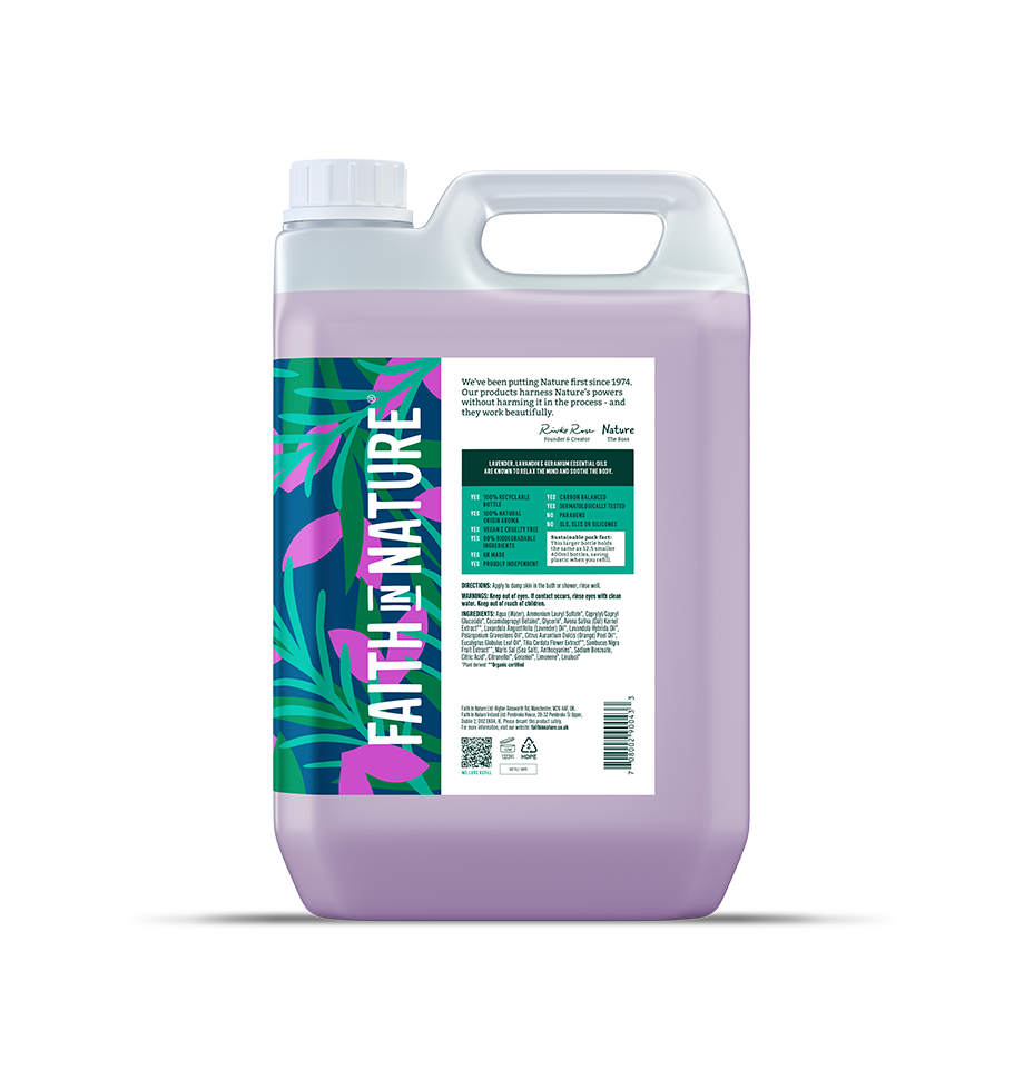 Faith in Nature (PREORDER) Body Wash - 5L