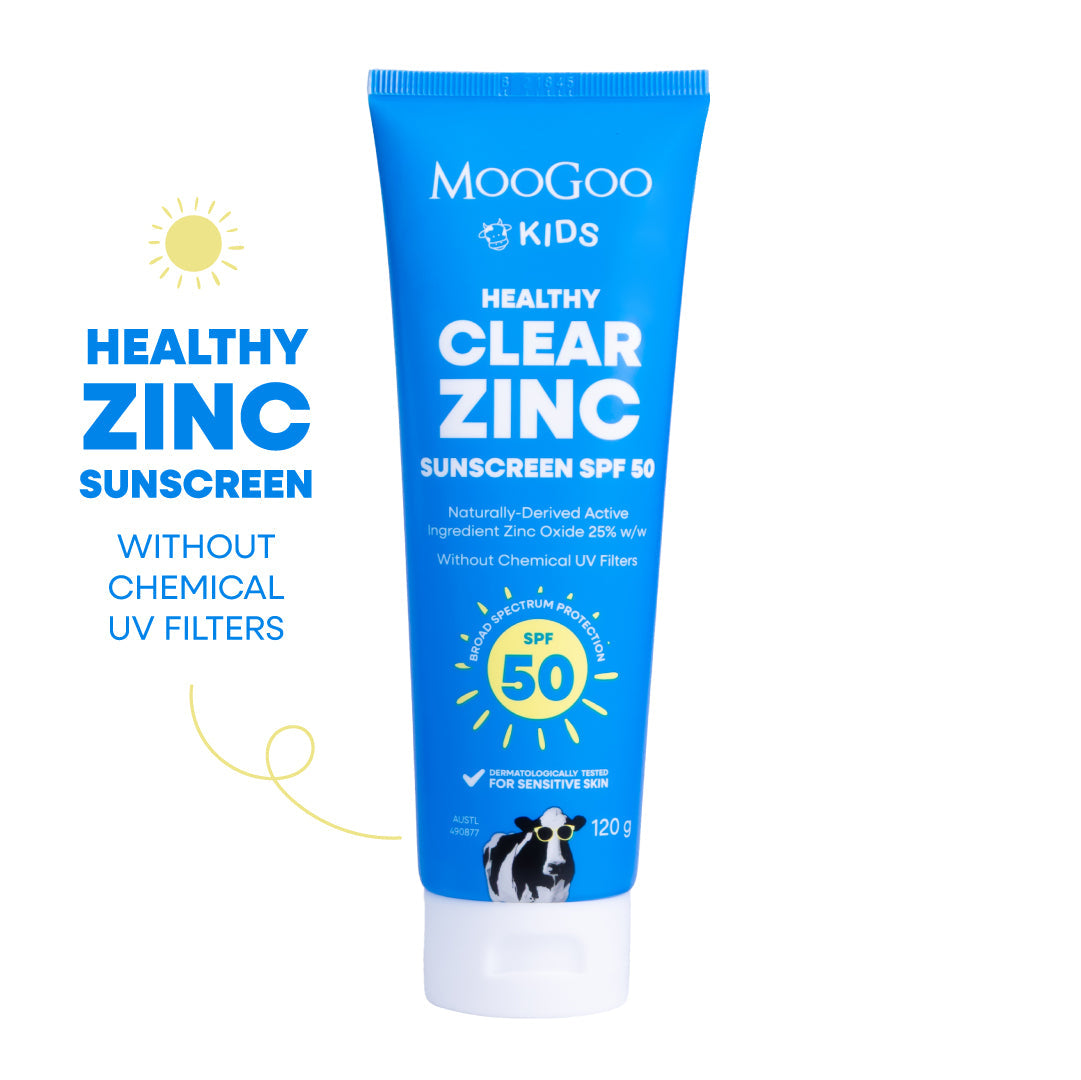 Moogoo Baby Clear Zinc Sunscreen SPF 50 - 120G