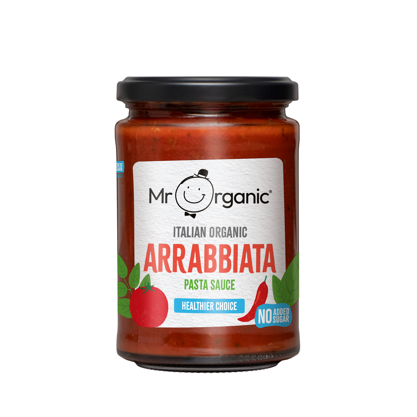 Mr Organic Chilli Arrabiata Pasta Sauce - Case of 6 X 350g (Org)
