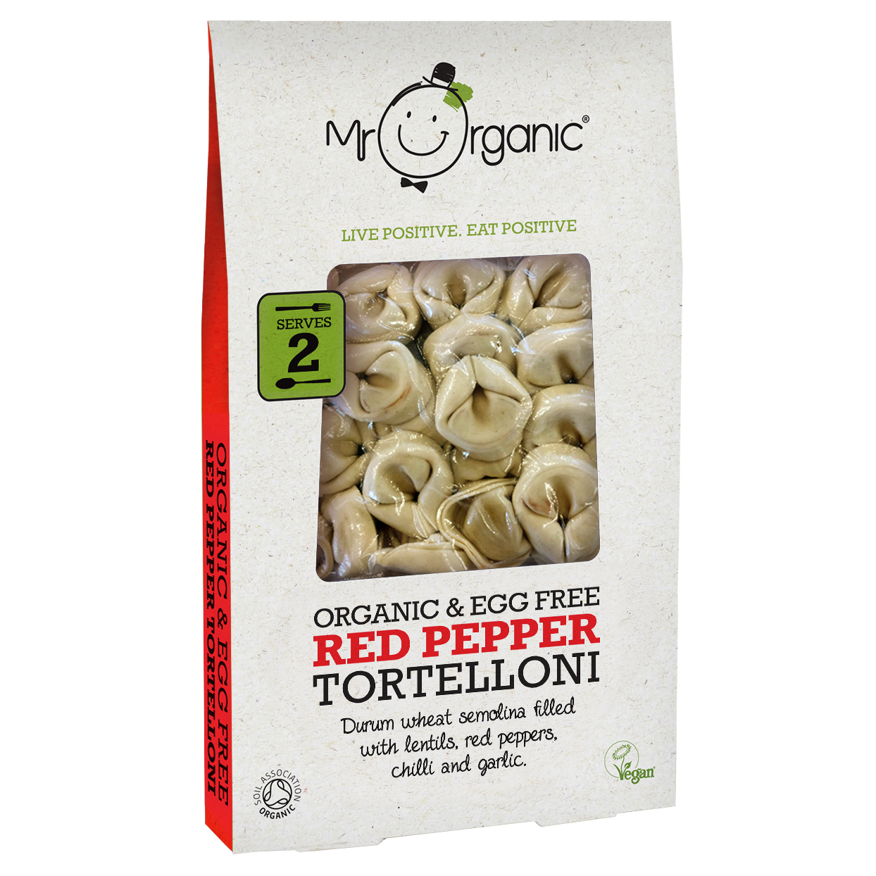Mr Organic Red Pepper TortellIni - Case of 10 X 250g (Org)