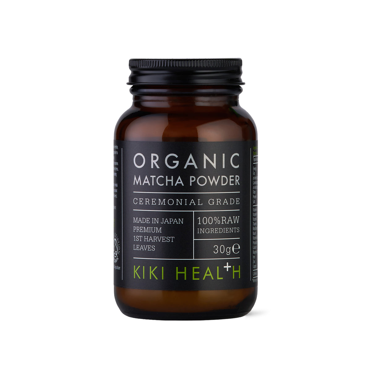 Kiki Health Matcha Powder - Ceremonial Grade - 30G (Org)