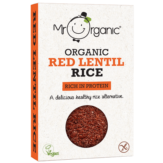 Mr Organic Red Lentil Rice - Case of 12 X 250g (Org)