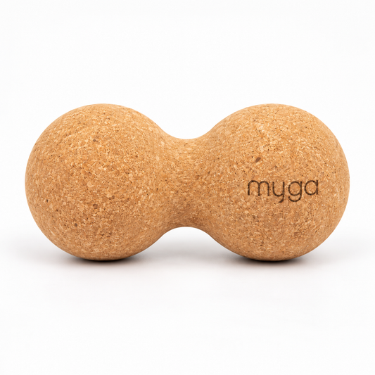 Myga Natural Cork Massage Peanut - hero shot